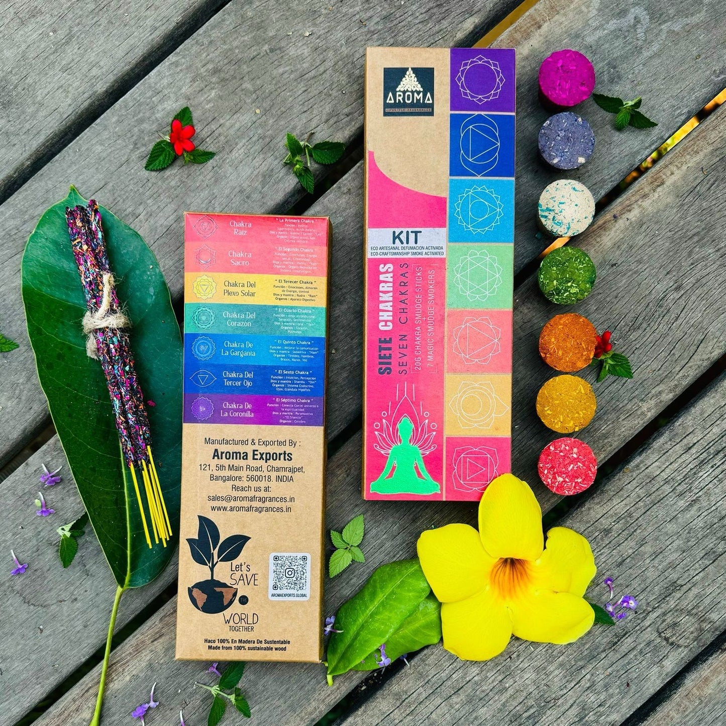 AROMA - Kit Siete Chakras