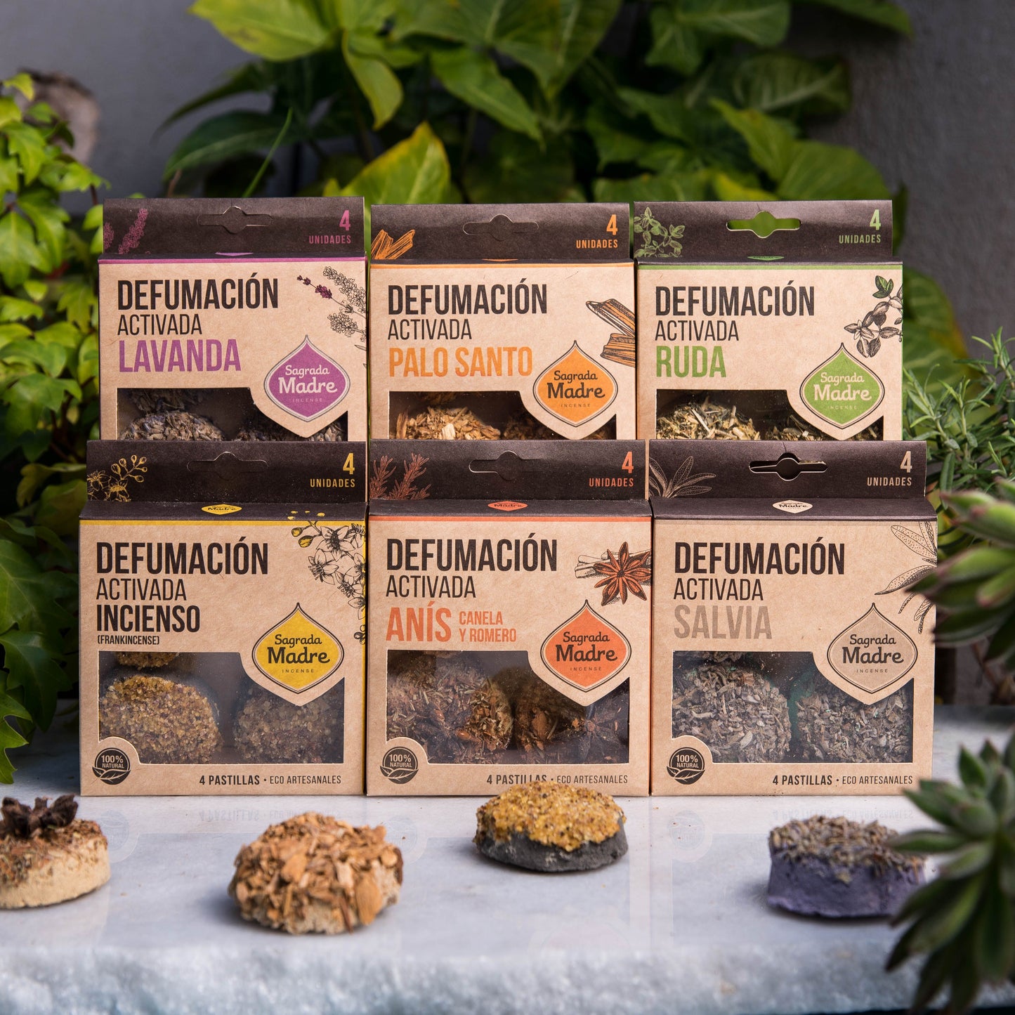 Sagrada Madre - Pastillas de Defumación