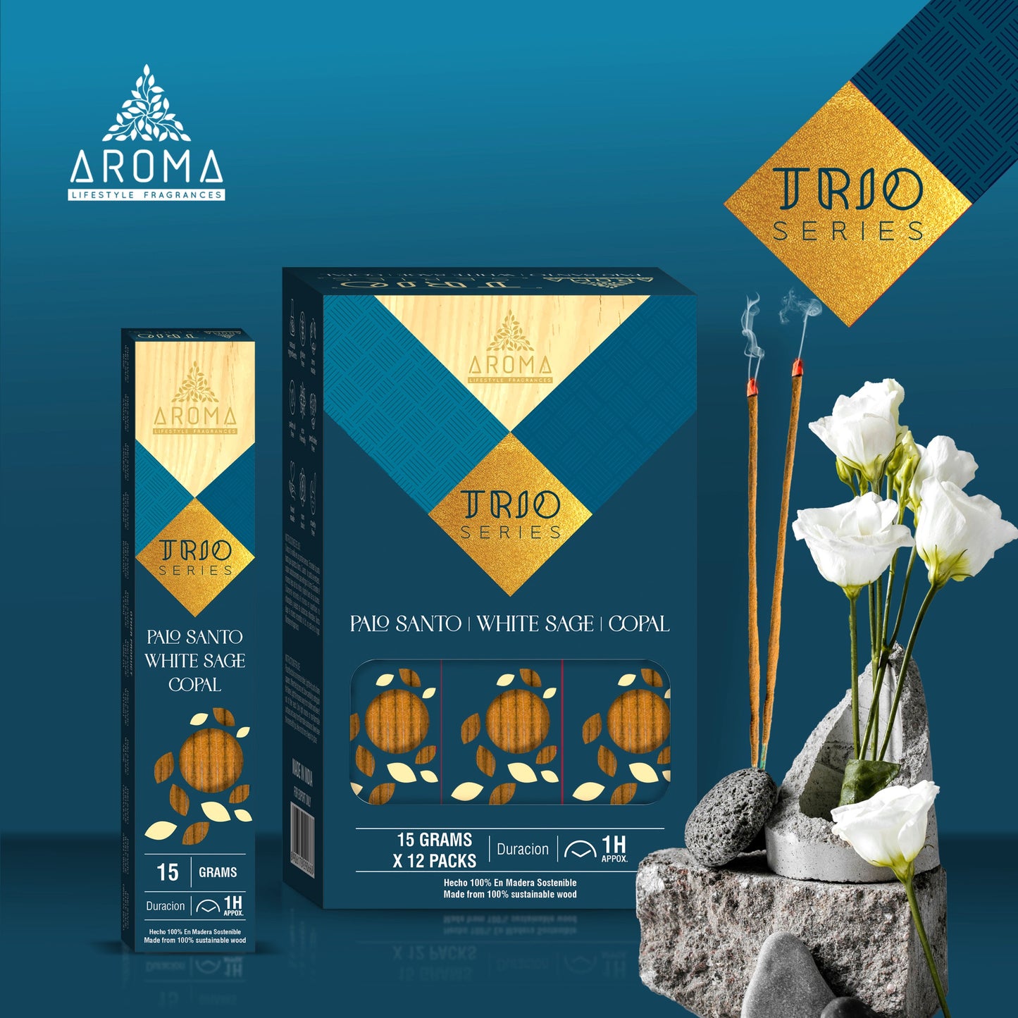 AROMA - Incienso Trio