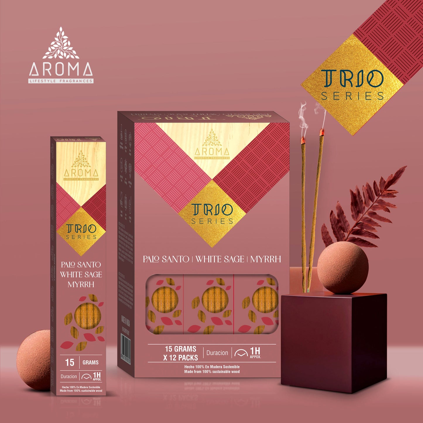 AROMA - Incienso Trio