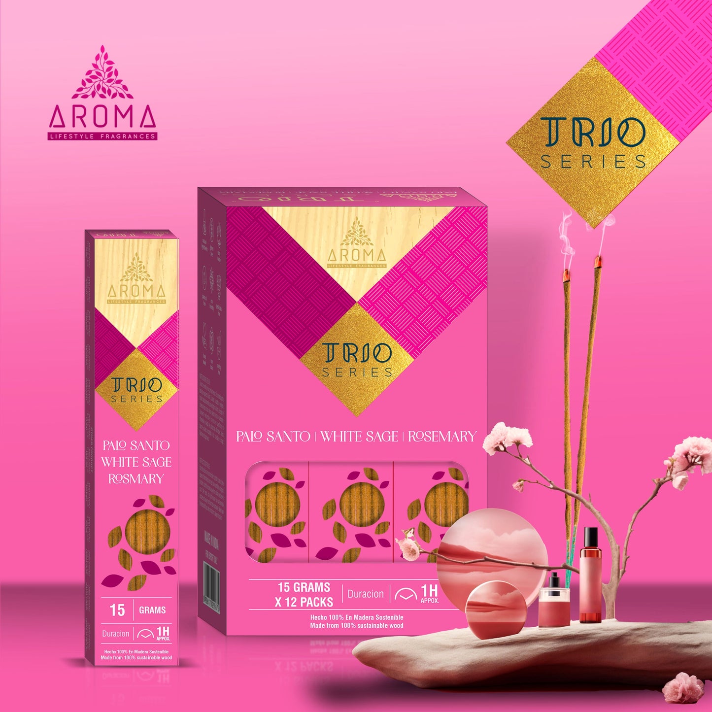 AROMA - Incienso Trio