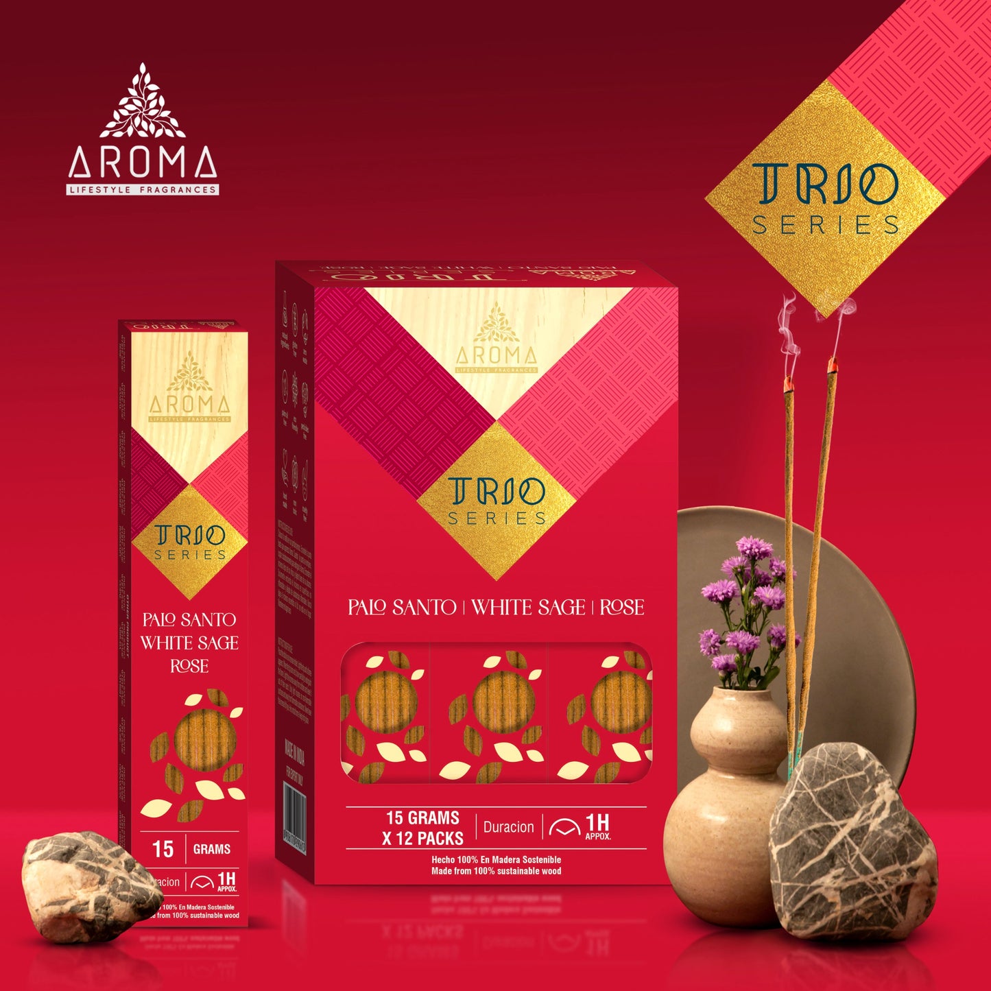 AROMA - Incienso Trio