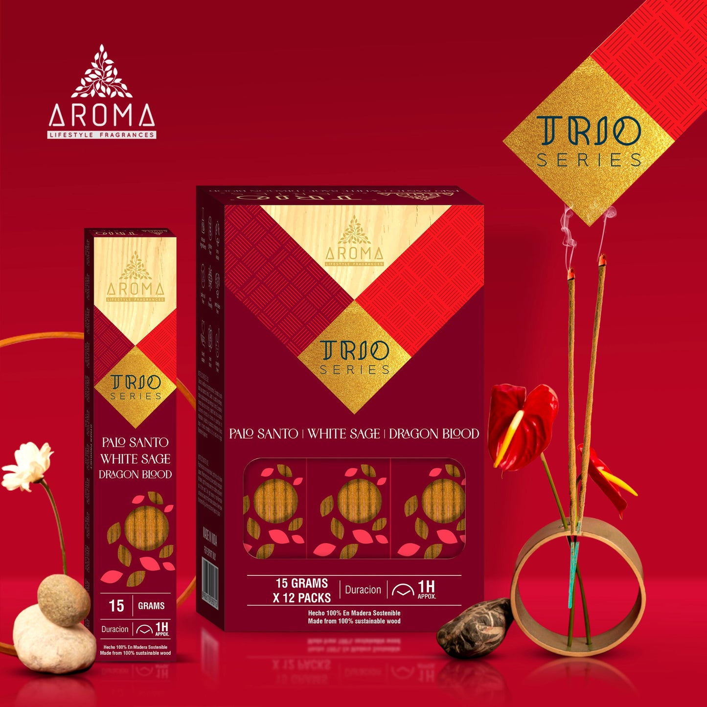 AROMA - Incienso Trio